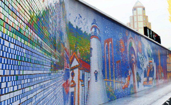 Impresionante mural de Cubos Rubik en Macau, China (por Iohanna Küppers)